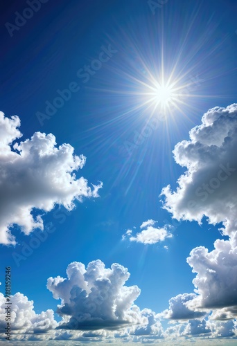 Blue sky background  