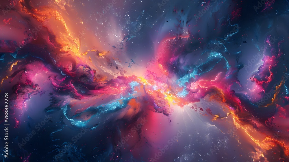 Colorful abstract oil painting wallpaper. Colorful abstract oil painting wallpaper.