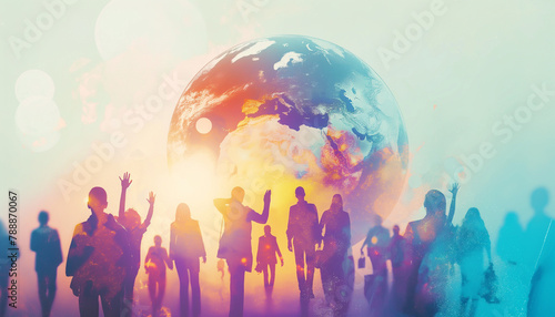 Wallpaper Mural  A Double Exposure Voyage Through Space and Self Torontodigital.ca