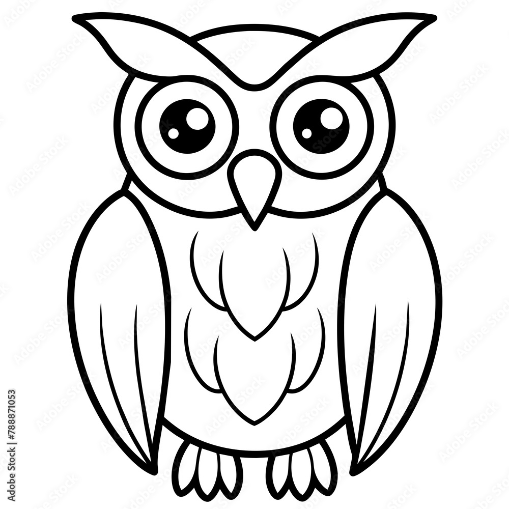 owl illustration mascot,owl silhouette,owl vector,icon,svg,characters,Holiday t shirt,black owl  drawn trendy logo Vector illustration,owl line art on a white background