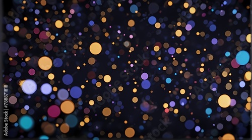 Abstract background colorful dot, reflector light and bokeh 