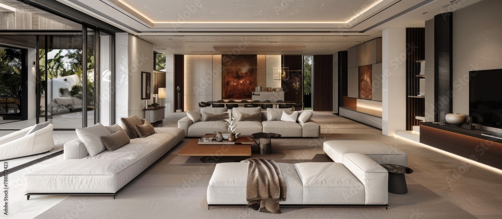 Obraz premium Contemporary style living room