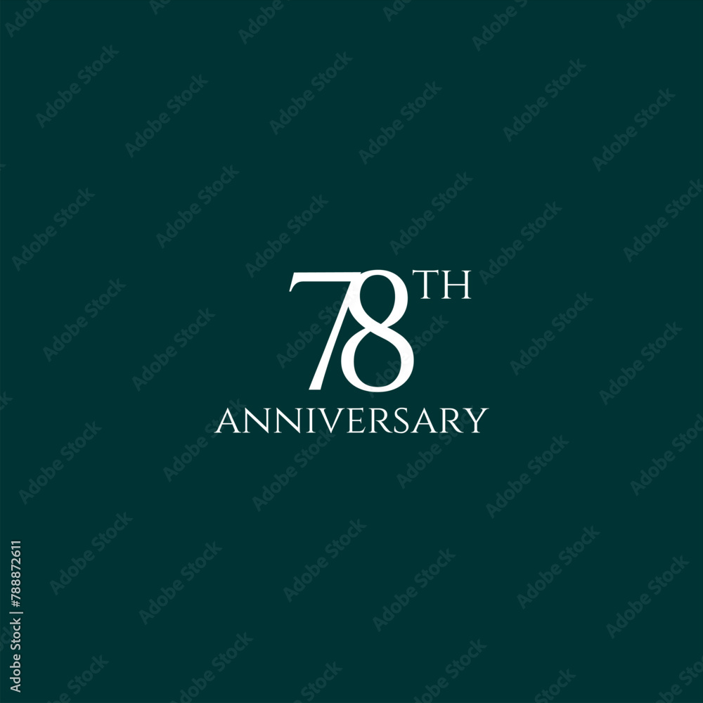 78th logo design, 78th anniversary logo design, vector, symbol, icon 78th logo design, 78th anniversary logo design, vector, symbol, icon