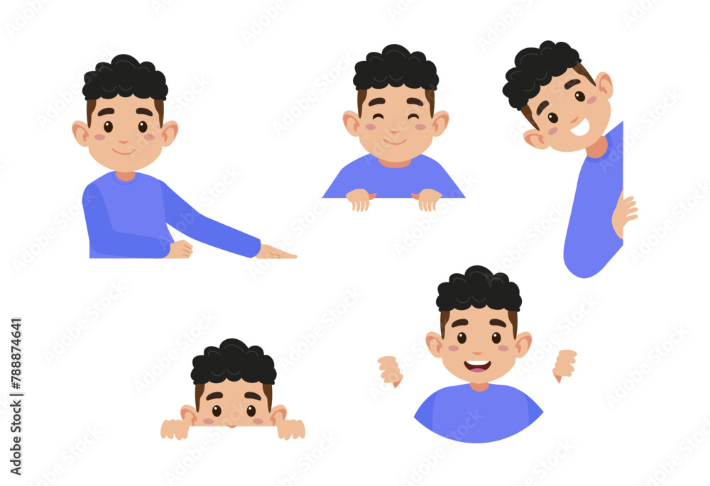 Peeping people collection of illustration