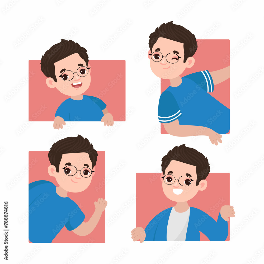 Peeping people collection of illustration Peeping people collection of illustration