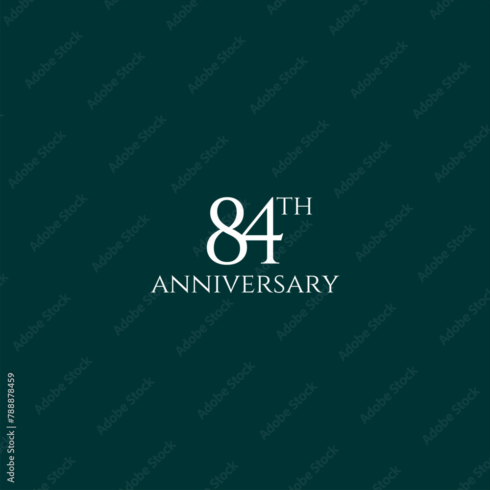 84th logo design, 84th anniversary logo design, vector, symbol, icon 84th logo design, 84th anniversary logo design, vector, symbol, icon