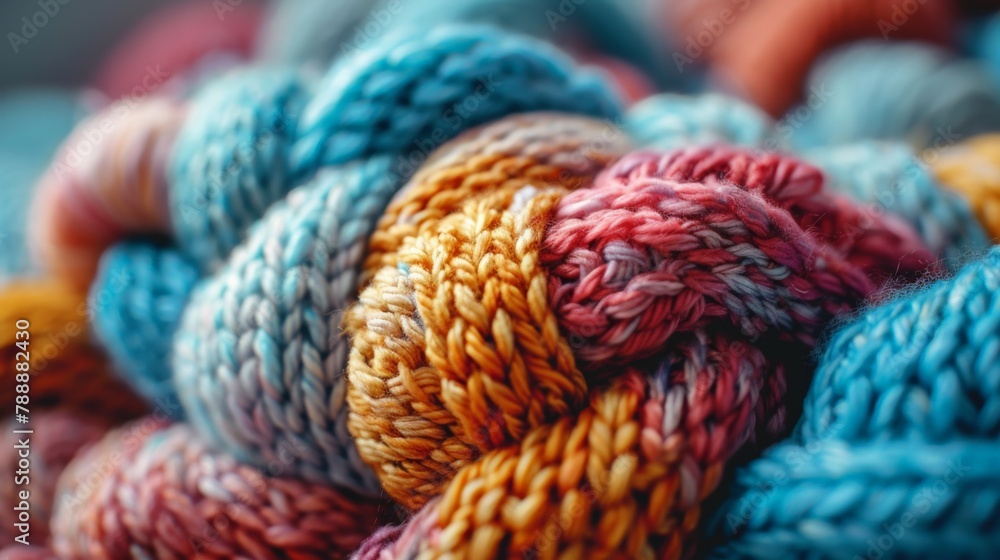 close up of wool close up of wool