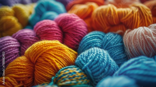 close up of wool