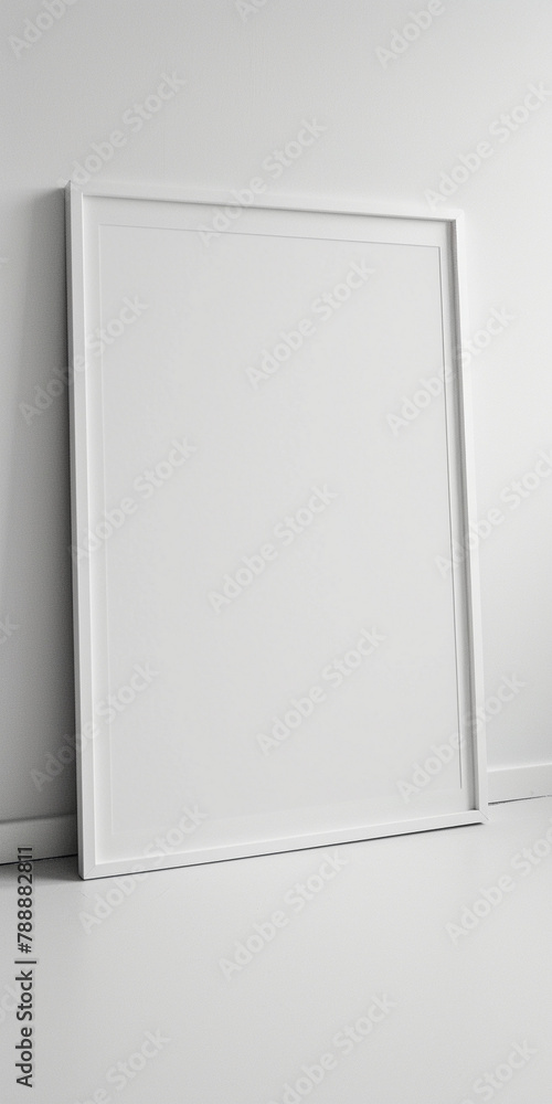 Blank Picture, With Frame, on Wall, Decorative, With Plants and Furniture, Suitable for Editing with White Background Blank Picture, With Frame, on Wall, Decorative, With Plants and Furniture, Suitable for Editing with White Background