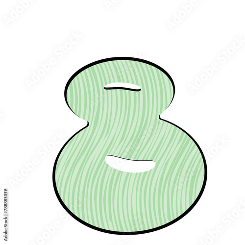 Obraz na płótnie green push pin