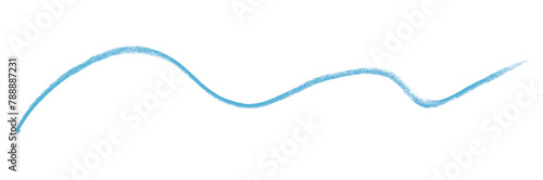 light blue pencil strokes isolated on transparent background