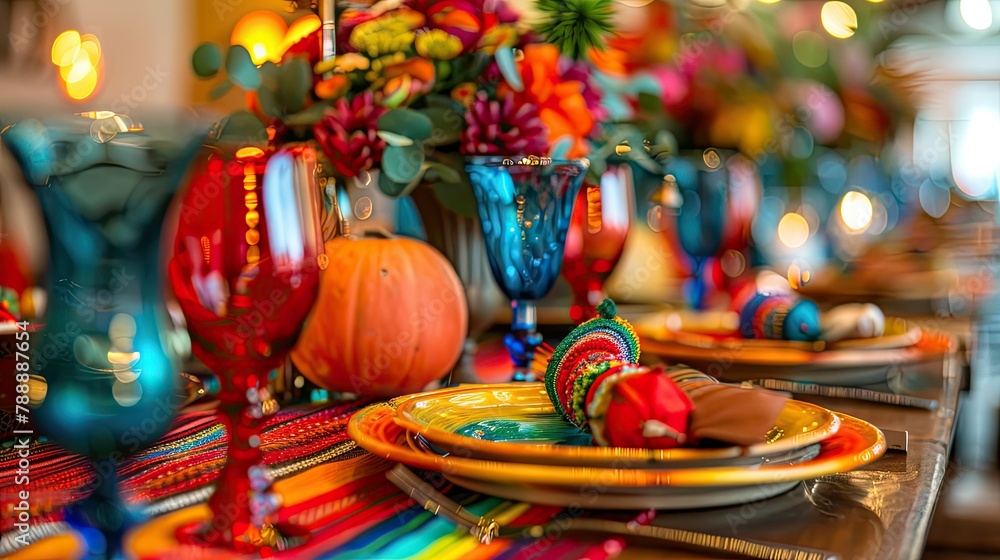Vibrant and classic table adornments to set the mood for a festive Fiesta celebration