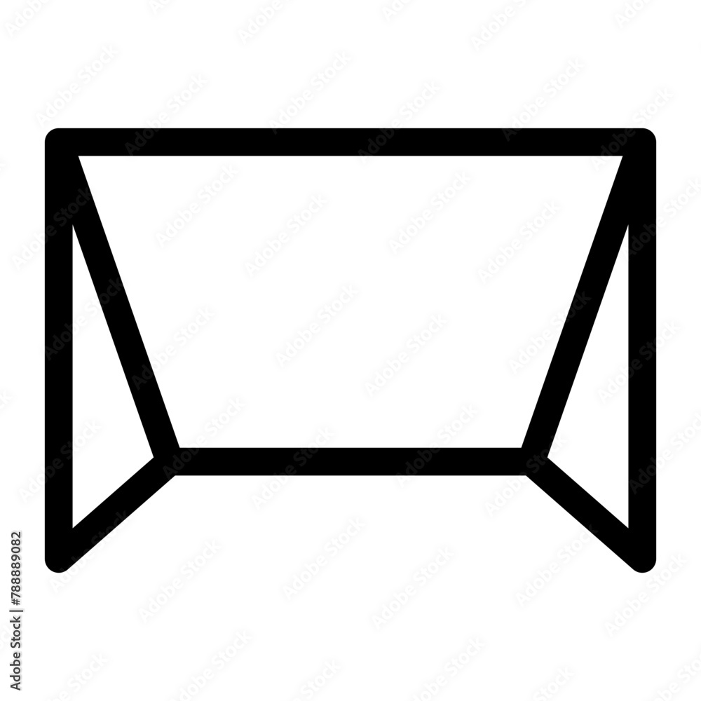 football goal line icon football goal line icon