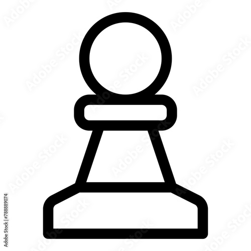 chess line icon