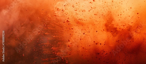 Close-up view showing a fire extinguisher surrounded by dense smoke, indicating an emergency situation photo