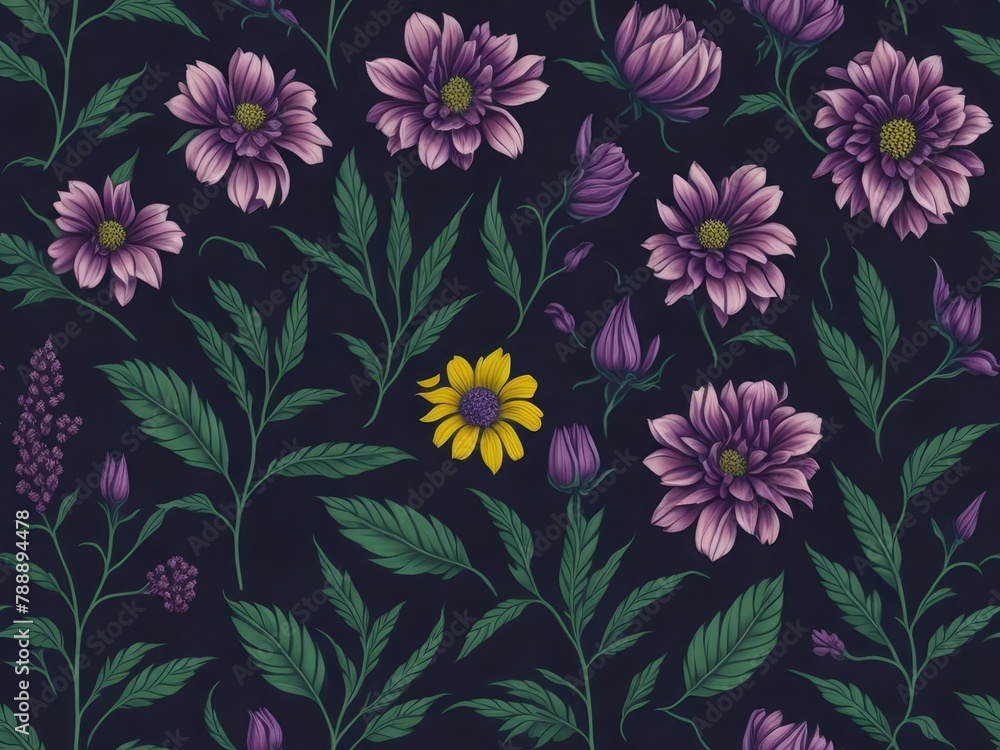 seamless floral background seamless floral background