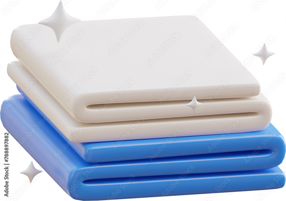 Towel Stack 3d Icon Towel Stack 3d Icon