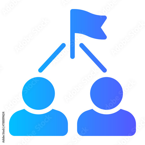 competitor gradient icon