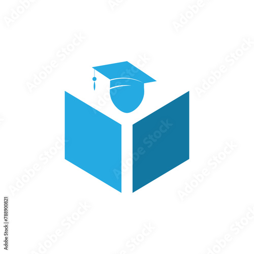 Book education logo templat