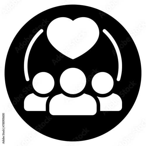 dedication glyph icon