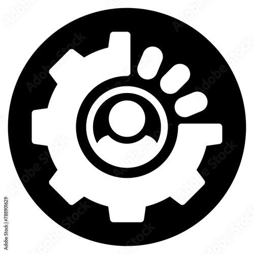 human resource glyph icon