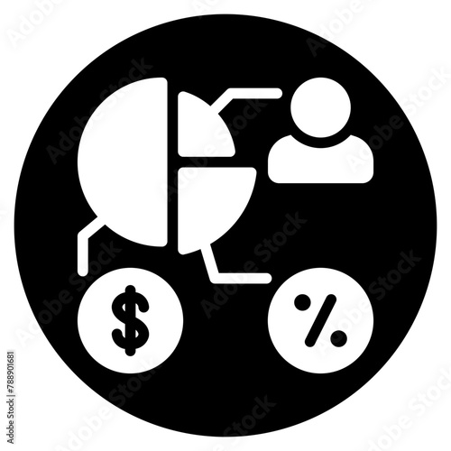 shareholder glyph icon