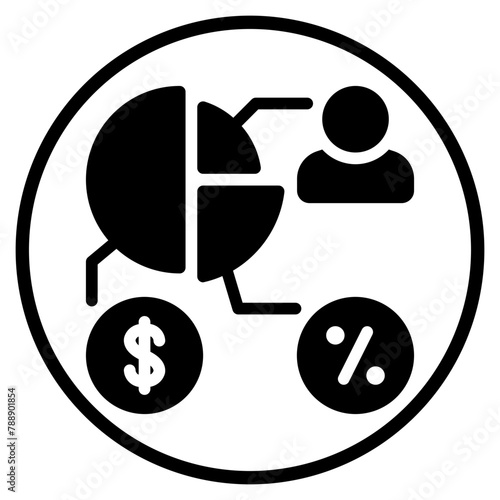 shareholder glyph icon