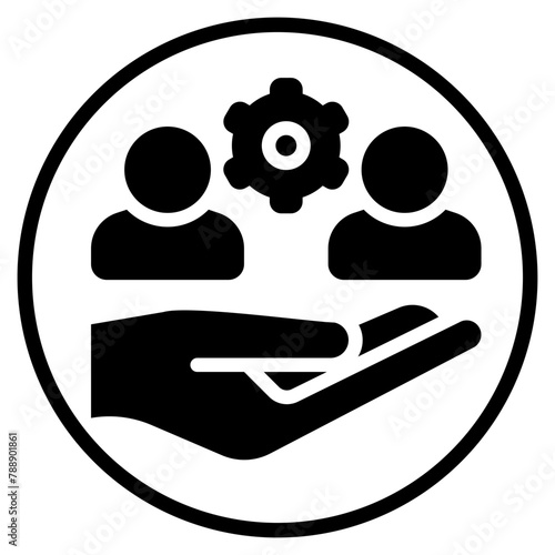 support glyph icon