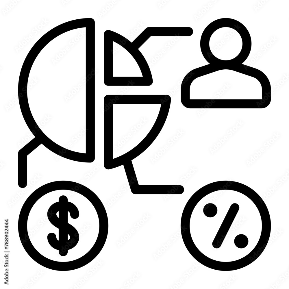 shareholder line icon shareholder line icon