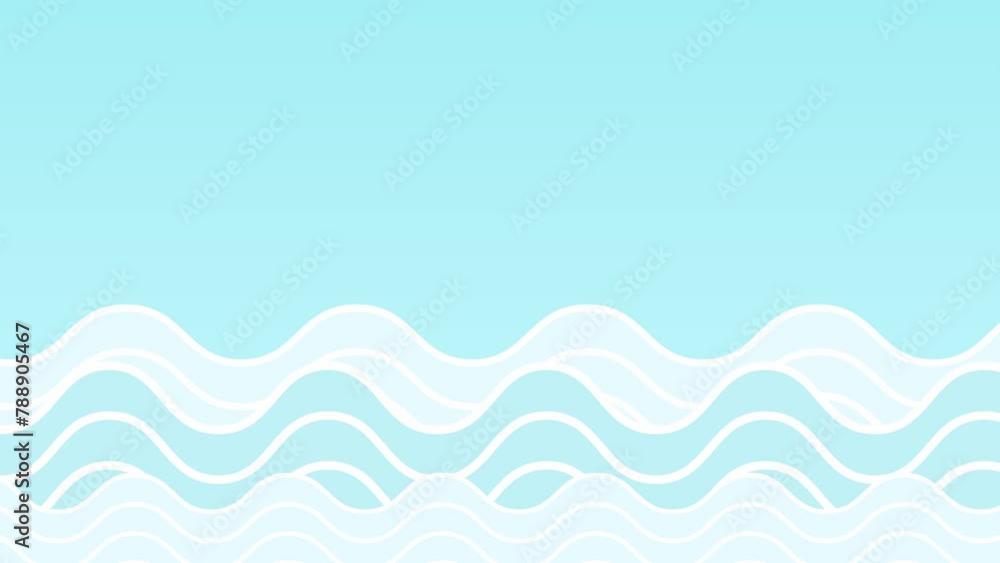 blue wave animation background seamless looping blue wave animation background seamless looping