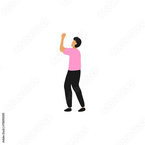 pose of person relaxing element pose