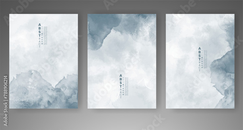 Cover template with watercolor background. Design for your cover, date, postcard, banner, logo.