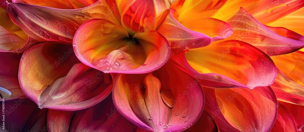 Close-up view of vibrant flower petals Close-up view of vibrant flower petals