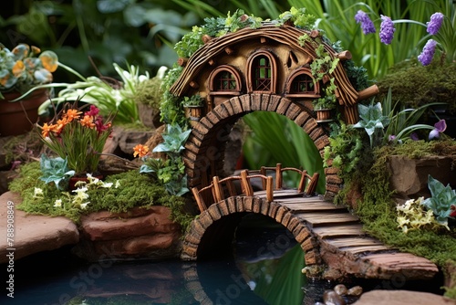 Wishing Well and Garden Bridge Magical Patio Ideas: Enchanted Fairy Garden Concepts photo