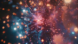 Fireworks Background ,generative ai