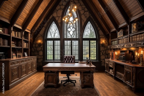 Wallpaper Mural Trefoil Gothic Cathedral Home Office: Manuscript Displays and Design Inspiration Torontodigital.ca