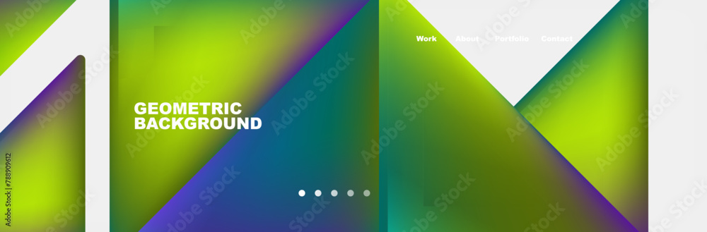 A colorful geometric pattern featuring electric blue and magenta triangles on a white background resembles a closeup of grass in macro photography A colorful geometric pattern featuring electric blue and magenta triangles on a white background resembles a closeup of grass in macro photography