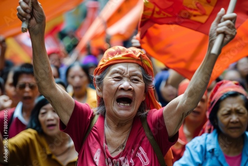 Energetic Labor Day Demonstration in Manila with Diverse Filipino Workers United for Rights