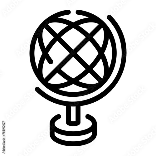 geography Line Icon