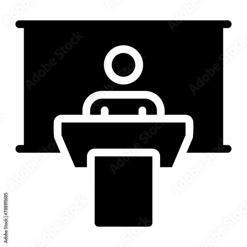 lecturer Solid icon