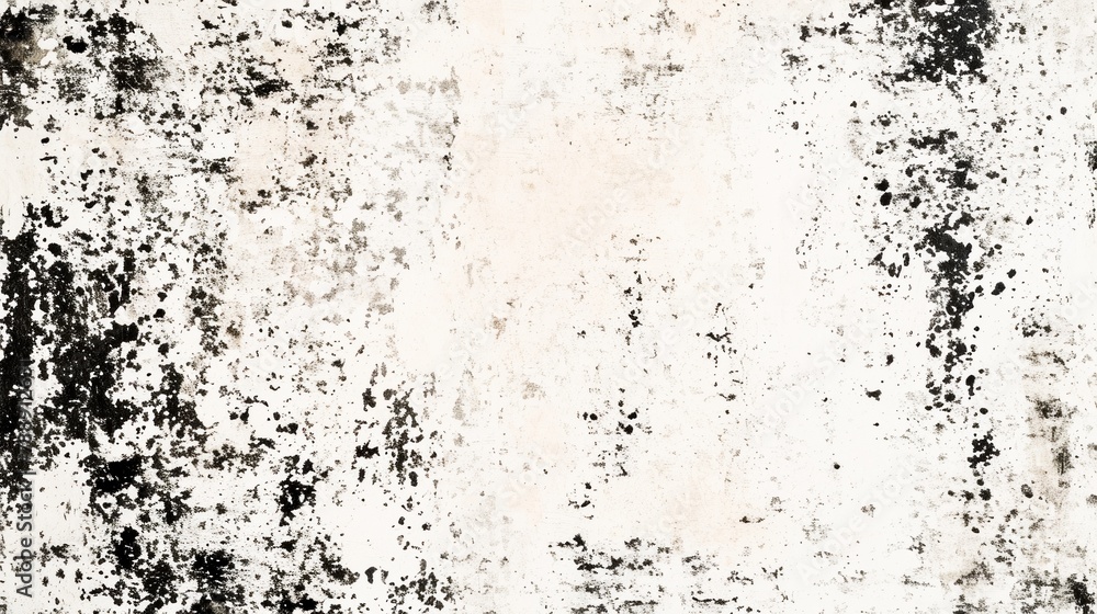 Close-up of a wall covered in black mold