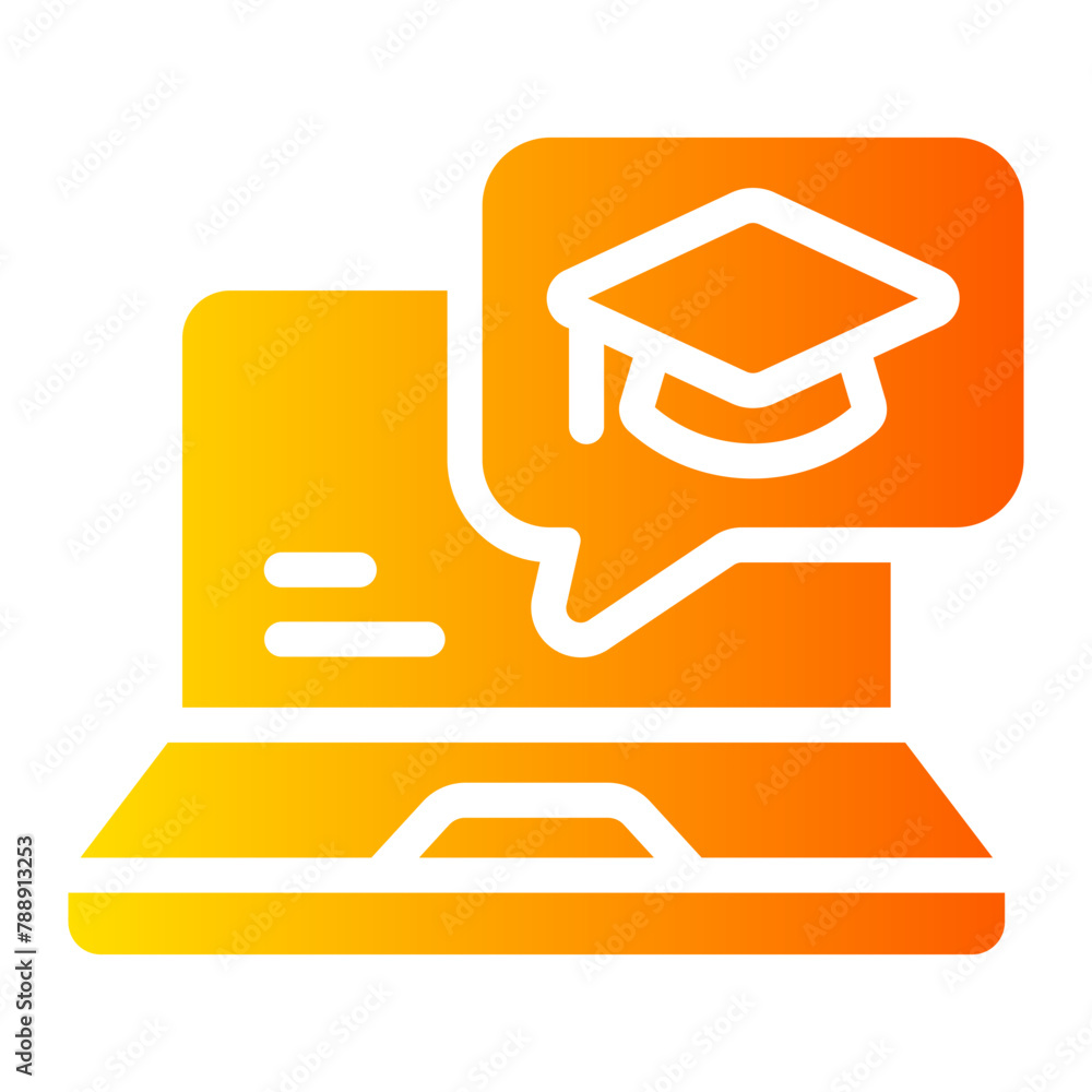 elearning Gradient icon