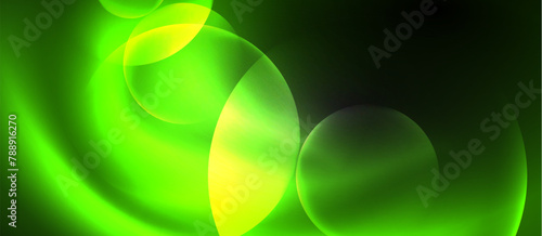 Vibrant electric blue circles on a dark background, resembling macro photography of terrestrial plant patterns. A colorful and artistic display of tints and shades in graphics