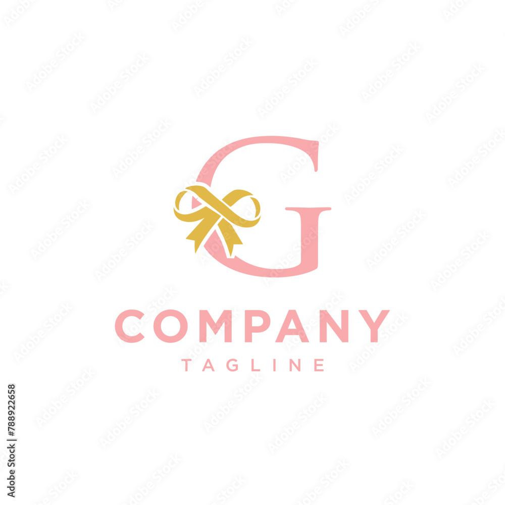 Letter G Gift Ribbon Logo icon vector template Letter G Gift Ribbon Logo icon vector template