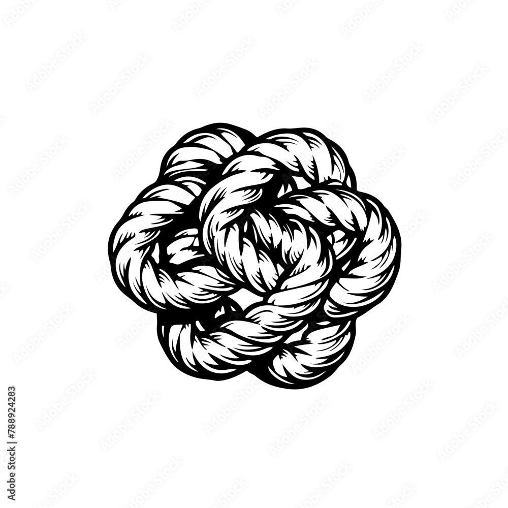 intertwined rope