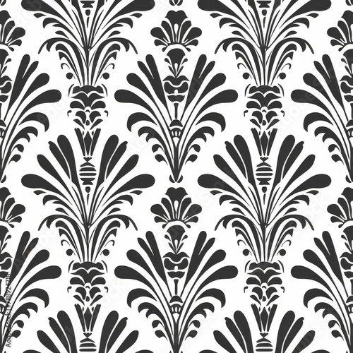 Roman style pattern seamless