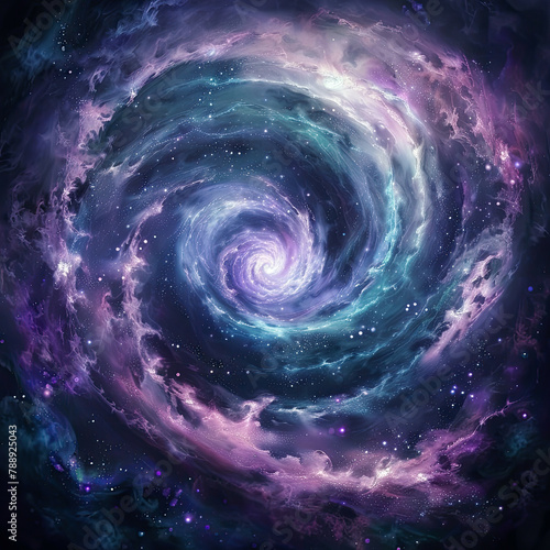 Stellar Whirl  A Cosmic Spiral