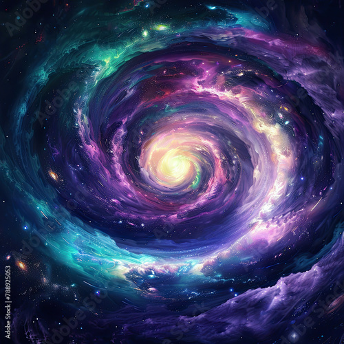 Stellar Whirl: A Cosmic Spiral