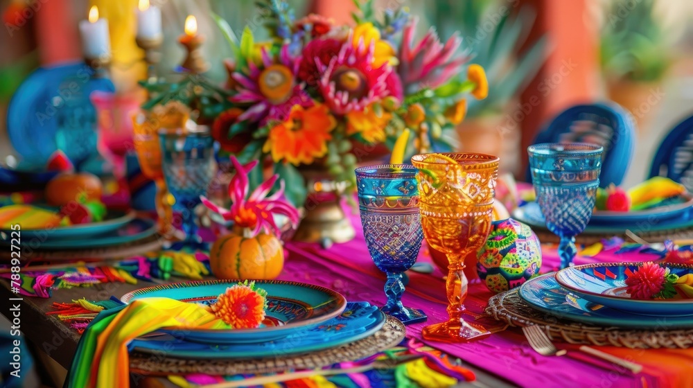 Vibrant and festive table adornments to jazz up your Fiesta celebrations