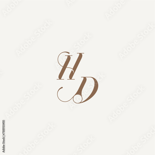 Luxury and Elegant initial monogram logo letter wedding concept design ideas HD